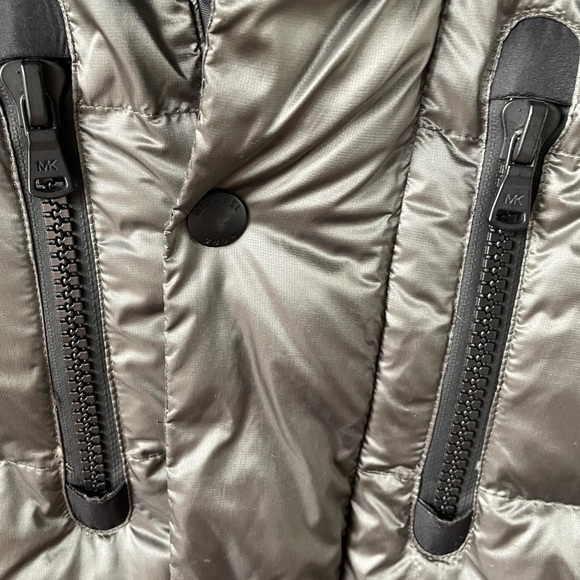 Michael Kors gray and black winter jacket. - Picture 4 of 7